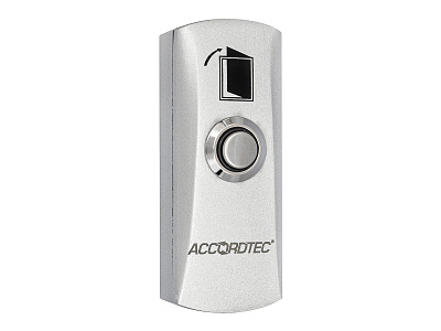 AT-H805A LED Кнопка выхода ACCORDTEC накладная, НО/НЗ