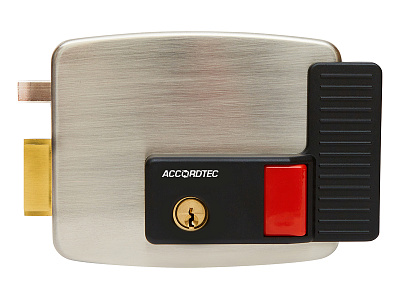 AT-EL101GF.4 (открывается наружу, петли справа) Электромеханический замок ACCORDTEC, накладной, 5 ключей — изображение 2
