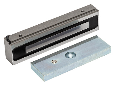 ML-200K Premium Grey с уголком, Электромагнитный замок ACCORDTEC, 200 кг, накладной