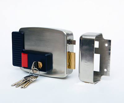 AT-EL101GF.1 (открывается внутрь, петли слева) Электромеханический замок ACCORDTEC, накладной, 5 ключей — изображение 2