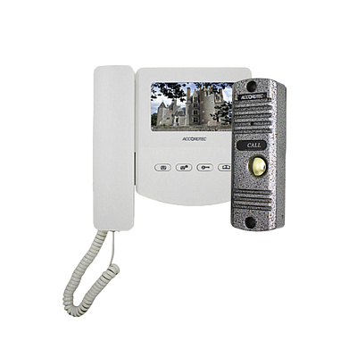 Комплект видедомофона Комплект домофонии AT-home4 WH-SL